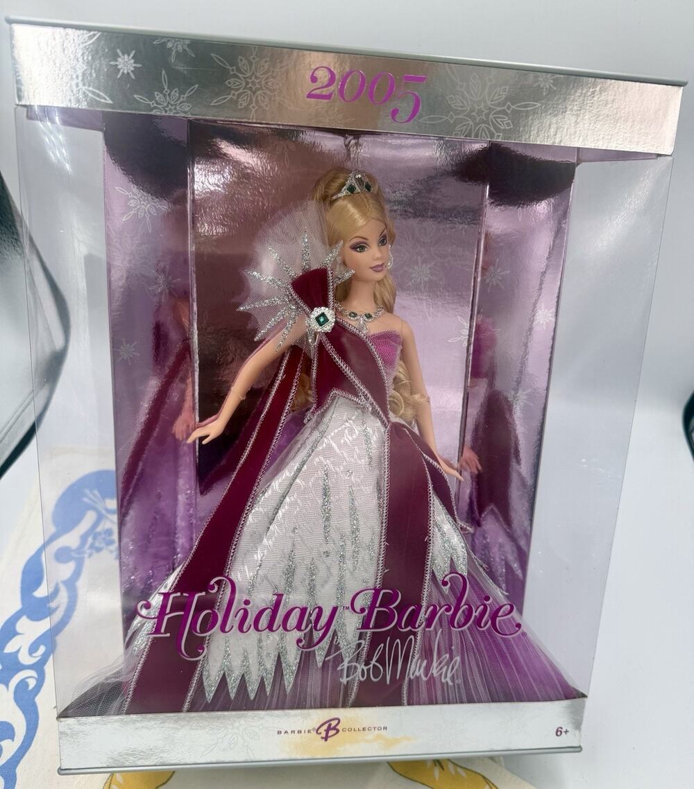 Barbie Holiday Barbie Collector Edition Doll 2005 Bob Mackie G8058